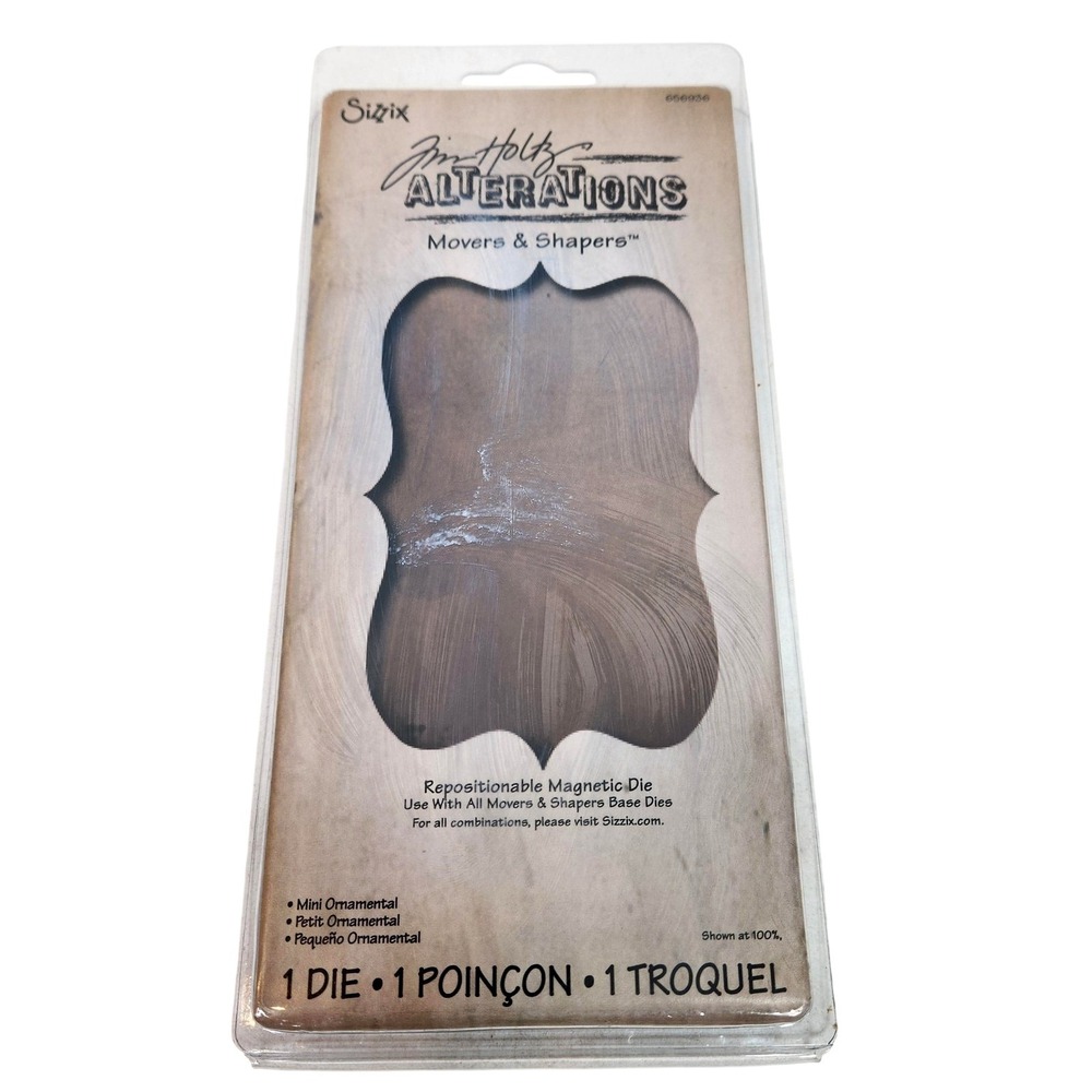 Tim Holtz Sizzix Alterations Movers & Shapers Mini Ornamental Cutting Die 656636